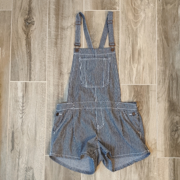 Hickory Stripes Shortalls - Picture 2 of 13